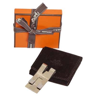 hermes money clip leather|authentic hermes money clips.